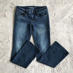 American Eagle 8 Long Kick Boot Stretch Jeans